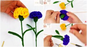 crochet carnation flower pattern